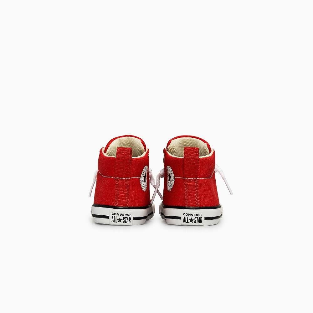 Tênis Infantil Chuck Taylor All Star Street Médio  Vermelho Vermelho 7