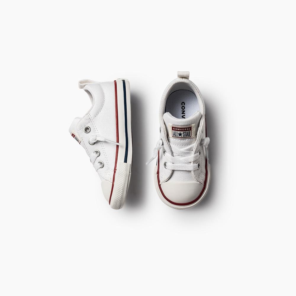Tênis Infantil Chuck Taylor All Star Street Baixo Branco Branco 2
