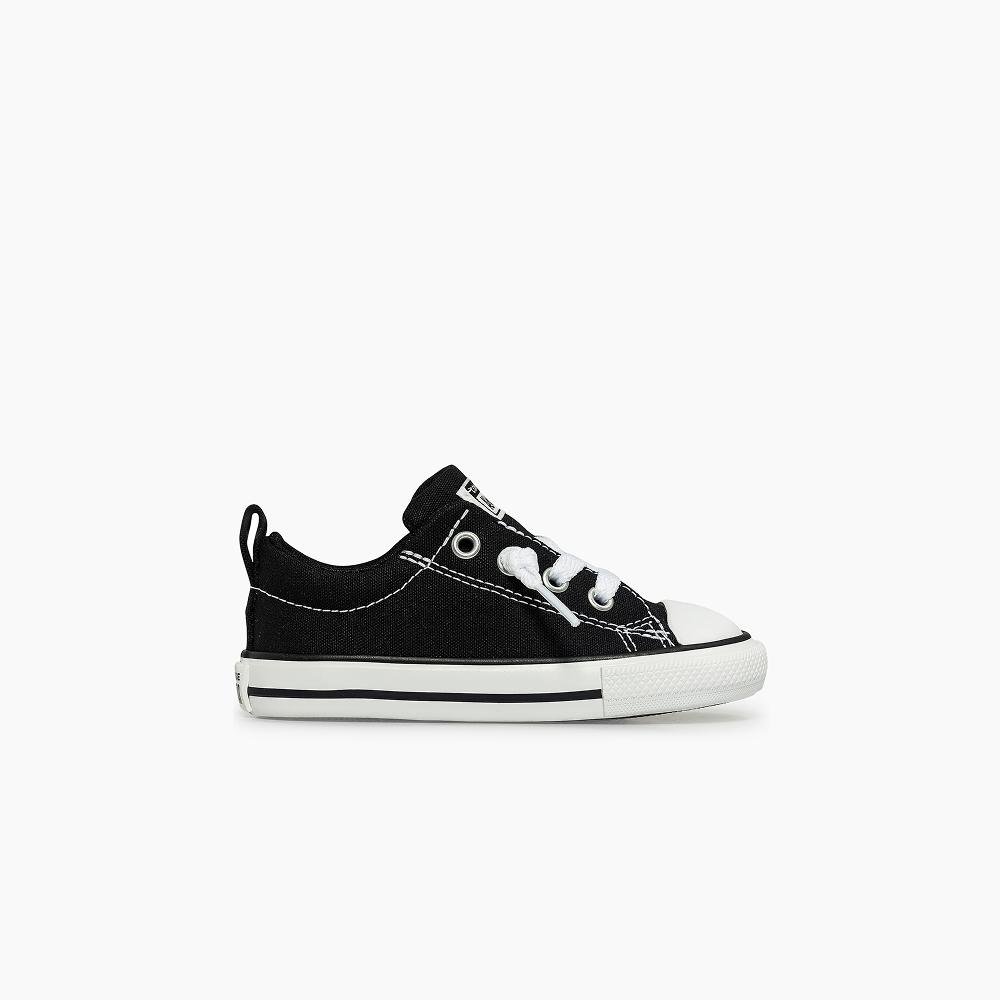 Tênis Infantil Chuck Taylor All Star Street Cano Baixo Preto