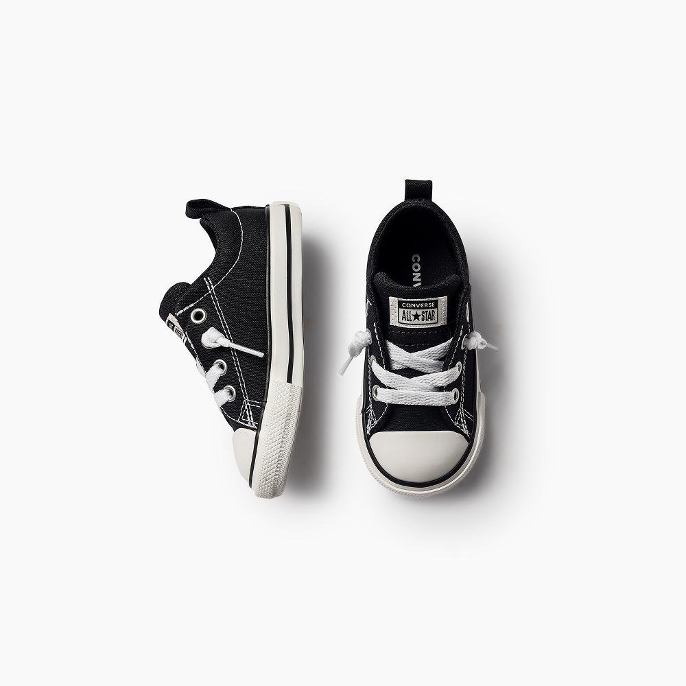 Tênis Infantil Chuck Taylor All Star Street Cano Baixo Preto Preto 2