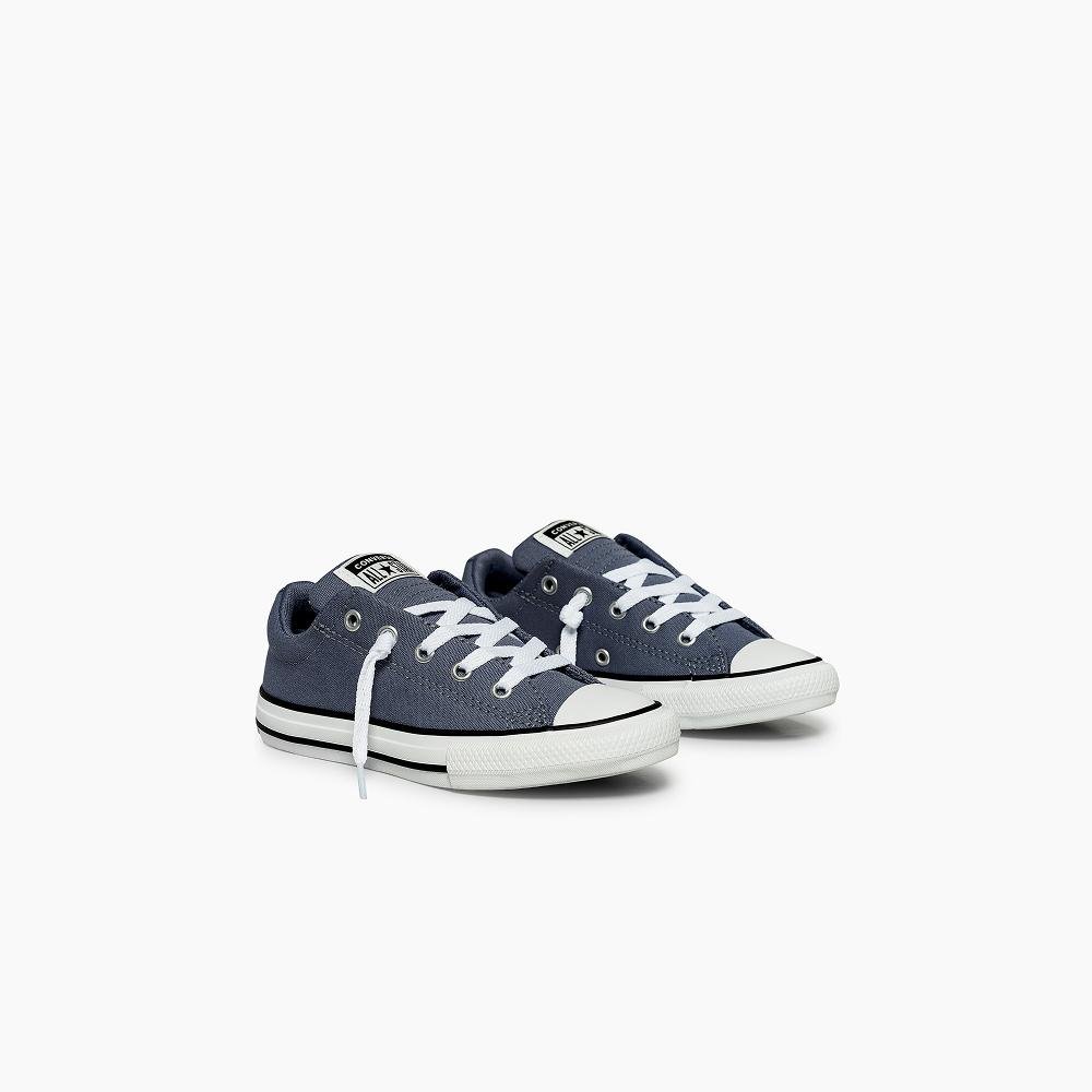 Tênis Juvenil Chuck Taylor All Star Street Cano Baixo Azul Azul 4