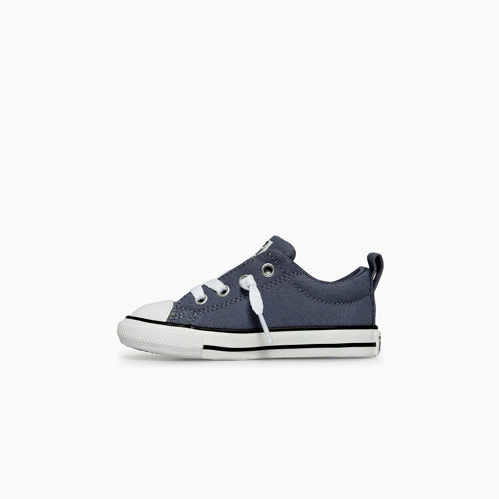 Tênis Infantil Chuck Taylor All Star Street Cano Baixo Azul Azul 5