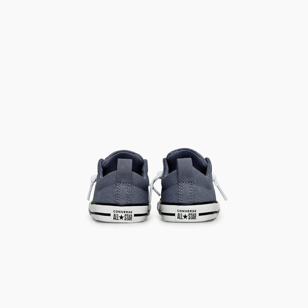 Tênis Infantil Chuck Taylor All Star Street Cano Baixo Azul Azul 7