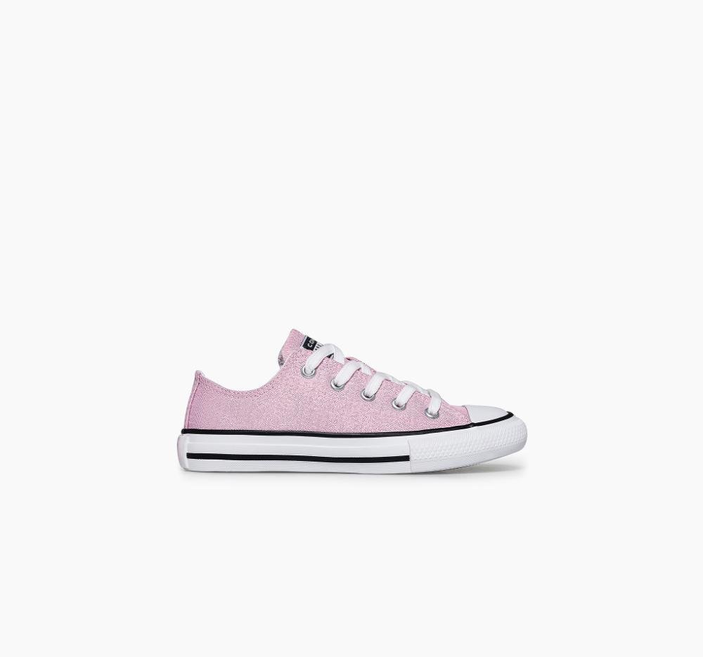 Tênis Juvenil Chuck Taylor All Star Shine Cano Baixo Rosa