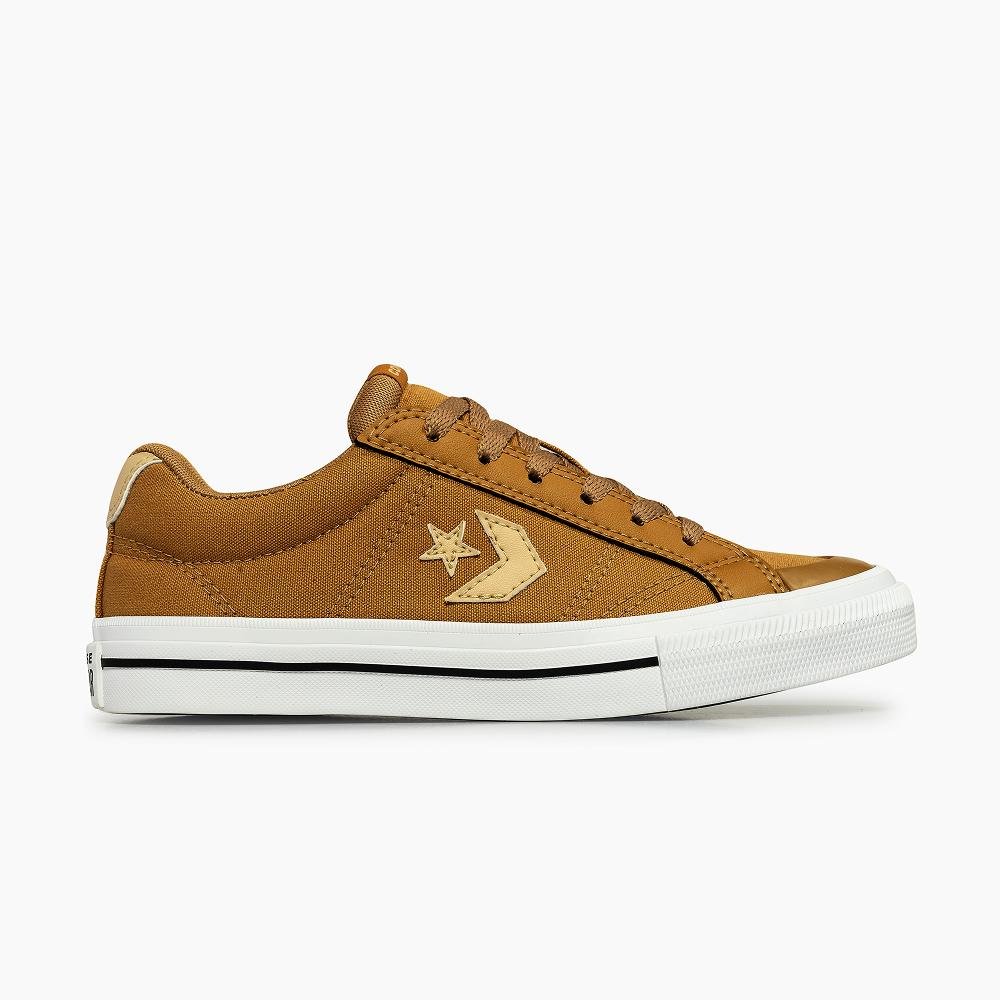 Tênis Converse Sport Casual Seasonal Colors Baixo Caramelo