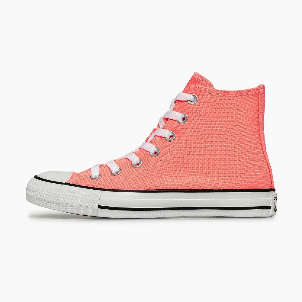 Tênis Chuck Taylor All Star Seasonal Colors Cano Alto Rosa Rosa 5