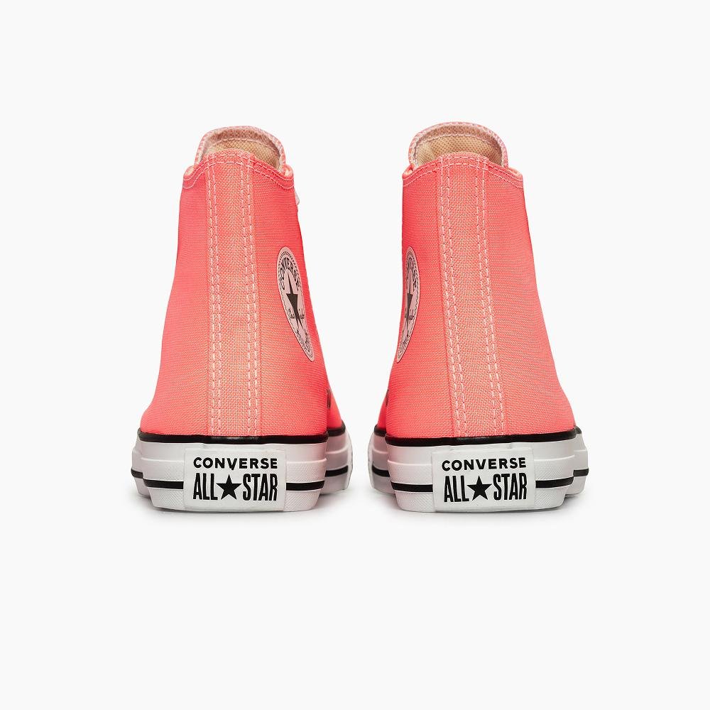 Tênis Chuck Taylor All Star Seasonal Colors Cano Alto Rosa Rosa 7