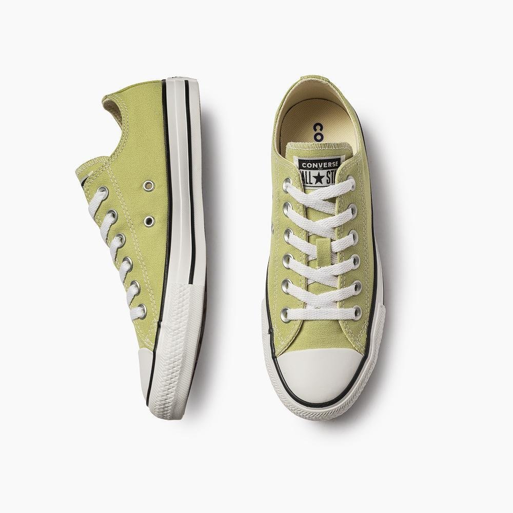 Tênis Chuck Taylor All Star Seasonal Cano Baixo Verde Fraco Amarelo Esverdeado 2