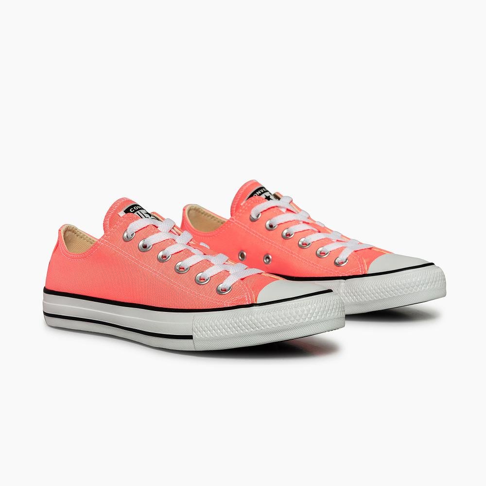 Tênis Chuck Taylor All Star Seasonal Colors Cano Baixo Rosa Salmão 4