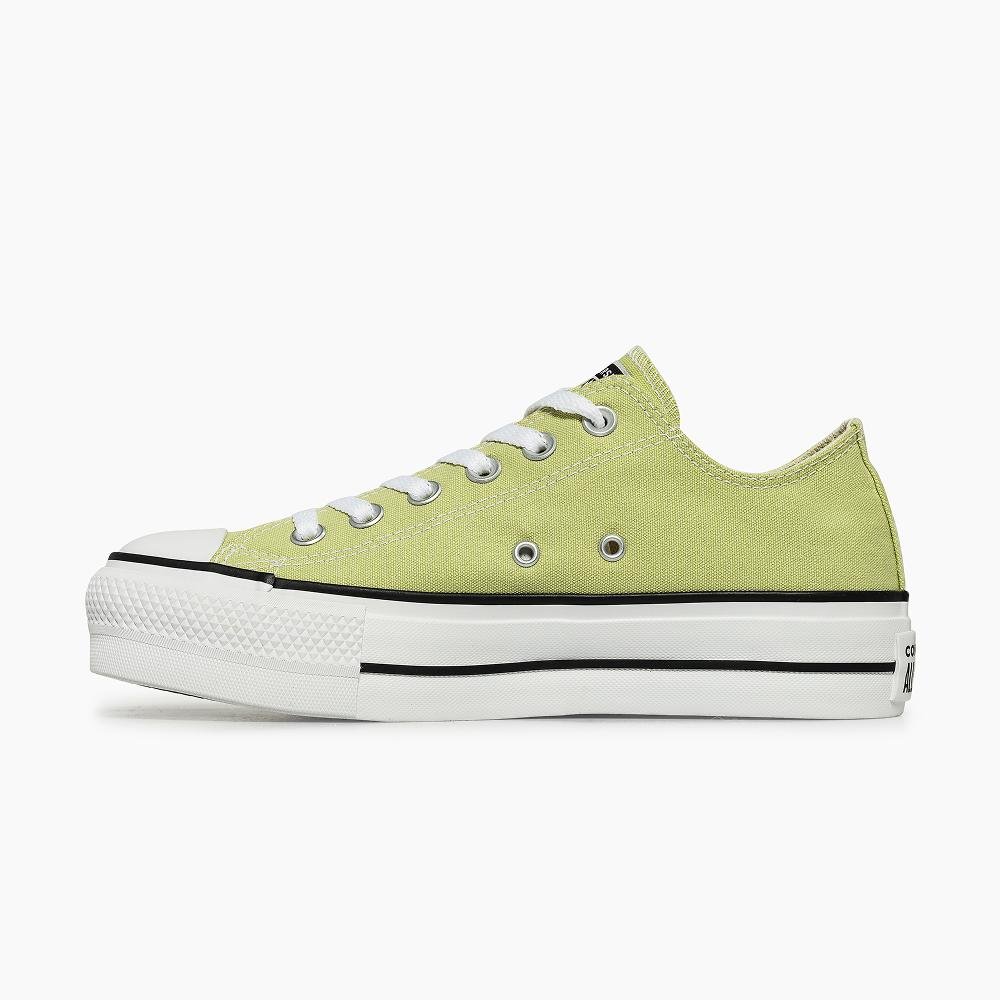 Tênis Chuck Taylor All Star Lift Seasonal Colors Baixo Verde Amarelo Esverdeado 5