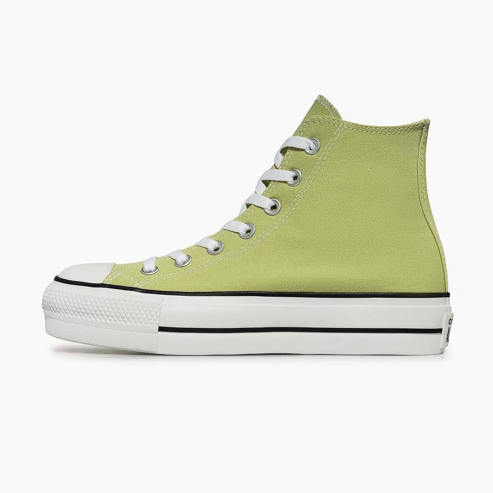 Tênis Chuck Taylor All Star Lift Seasonal Colors Alto Verde Amarelo Esverdeado 5