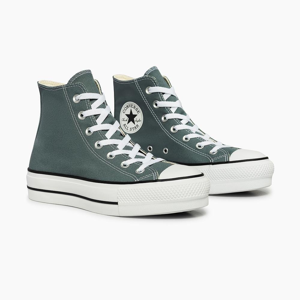 Tênis Chuck Taylor All Star Lift Seasonal Colors Alto Cinza Cinza 4
