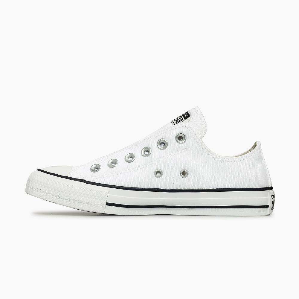 Tênis Chuck Taylor All Star Slip On Cano Baixo Branco Branco 5
