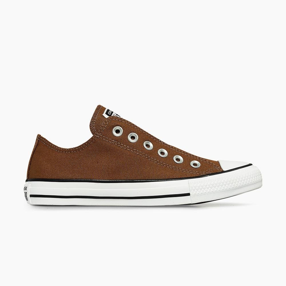 Tênis Chuck Taylor All Star Slip On Cano Baixo Marrom