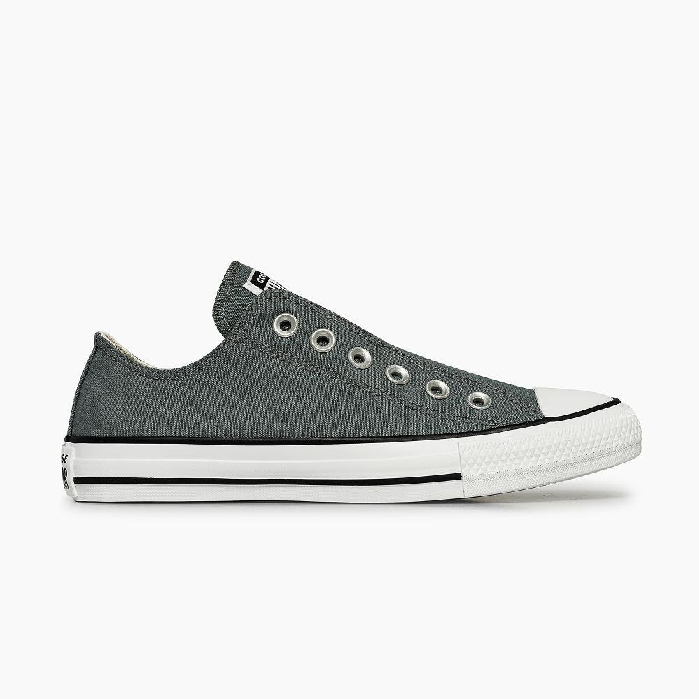 Tênis Chuck Taylor All Star Slip On Cano Baixo Cinza