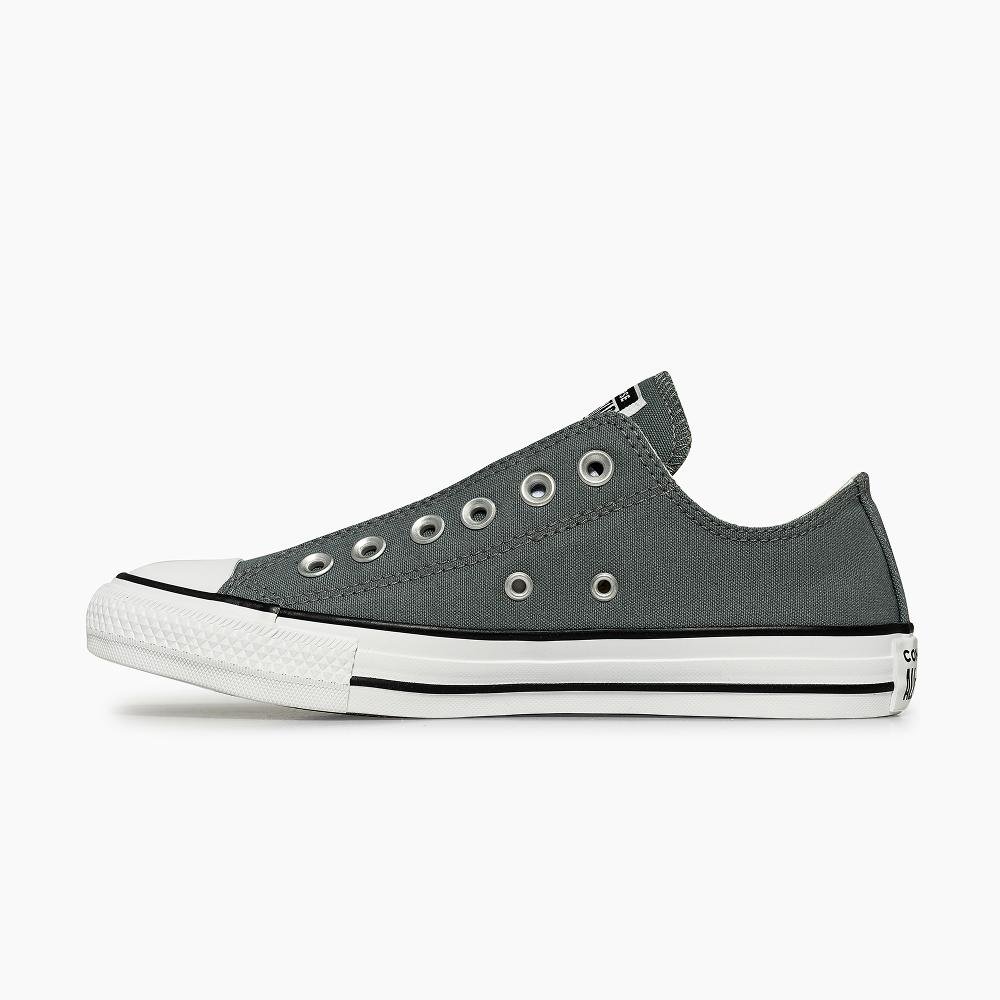 Tênis Chuck Taylor All Star Slip On Cano Baixo Cinza Cinza 6