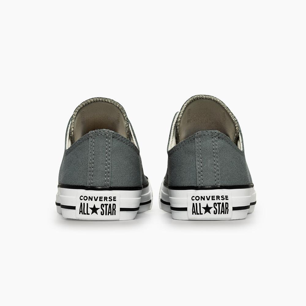 Tênis Chuck Taylor All Star Slip On Cano Baixo Cinza Cinza 8