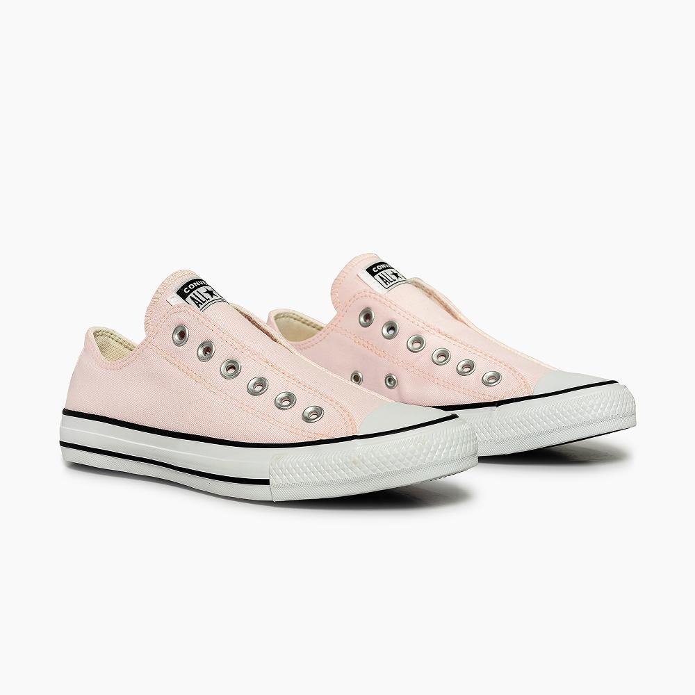 Tênis Chuck Taylor All Star Slip On Cano Baixo Rosa Rosa 4