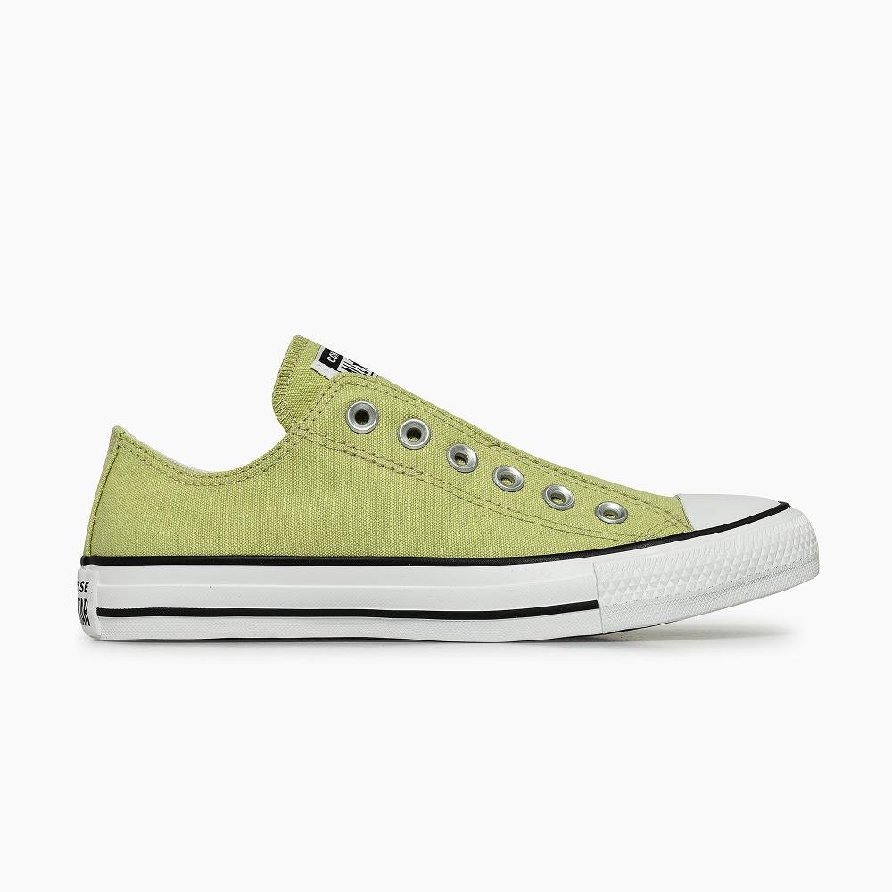 Chuck Taylor All Star Slip On Seasonal Colors Cano Baixo Verde