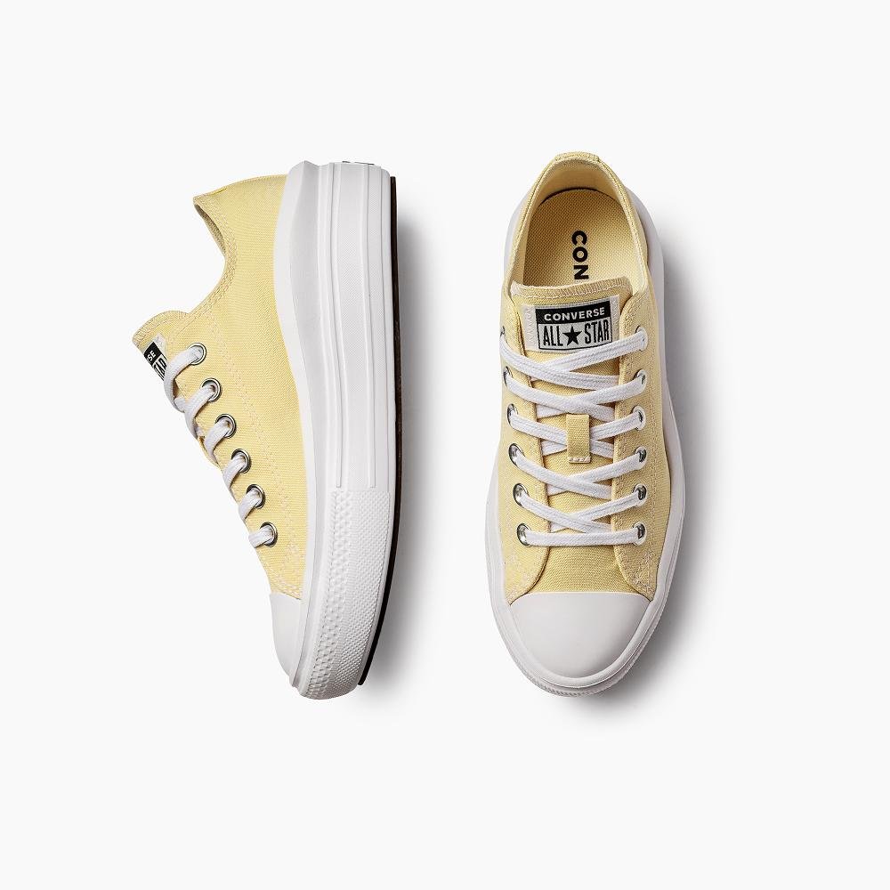 Tênis Chuck Taylor All Star Move Cano Baixo Amarelo Amarelo 2