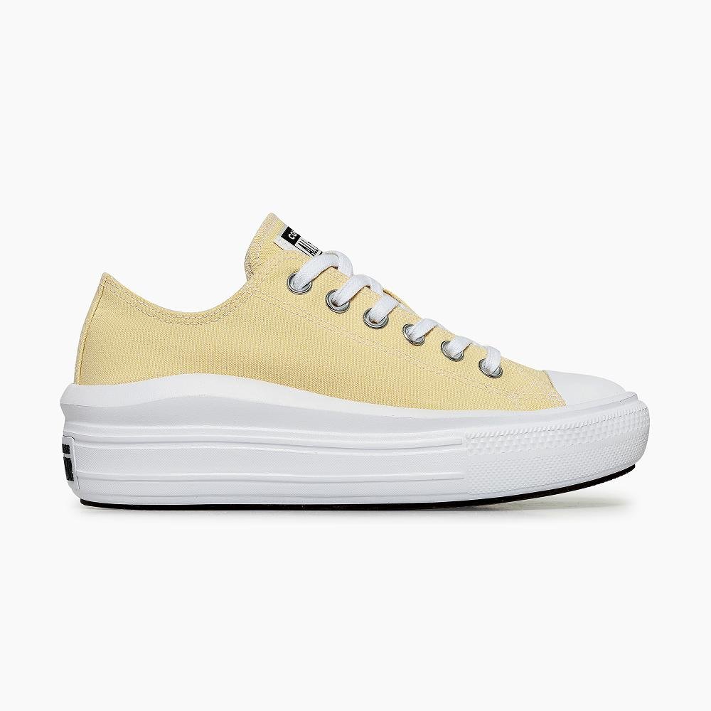 Tênis Chuck Taylor All Star Move Cano Baixo Amarelo
