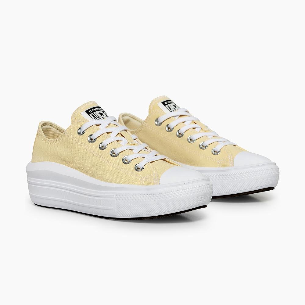 Tênis Chuck Taylor All Star Move Cano Baixo Amarelo Amarelo 4