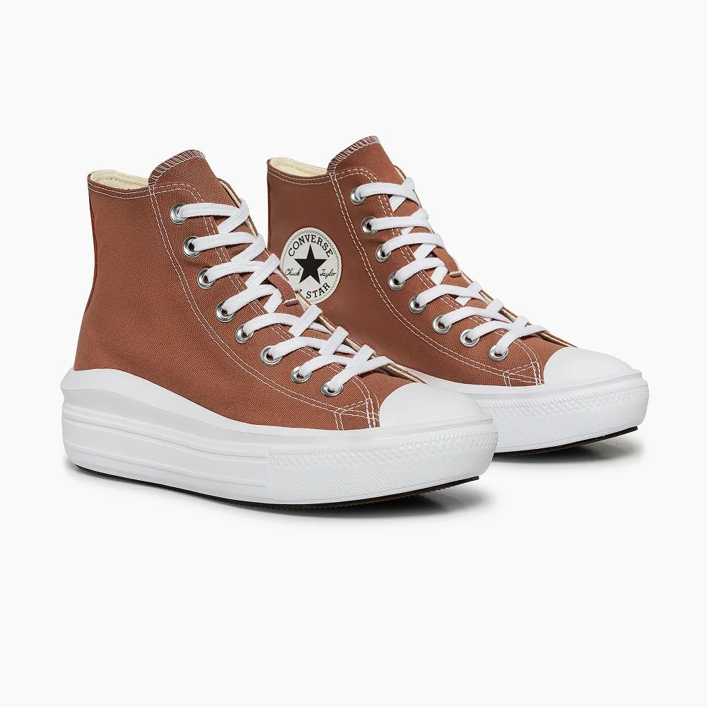Tênis Chuck Taylor All Star Move Cano Alto Marrom Telha Marrom Telha 4