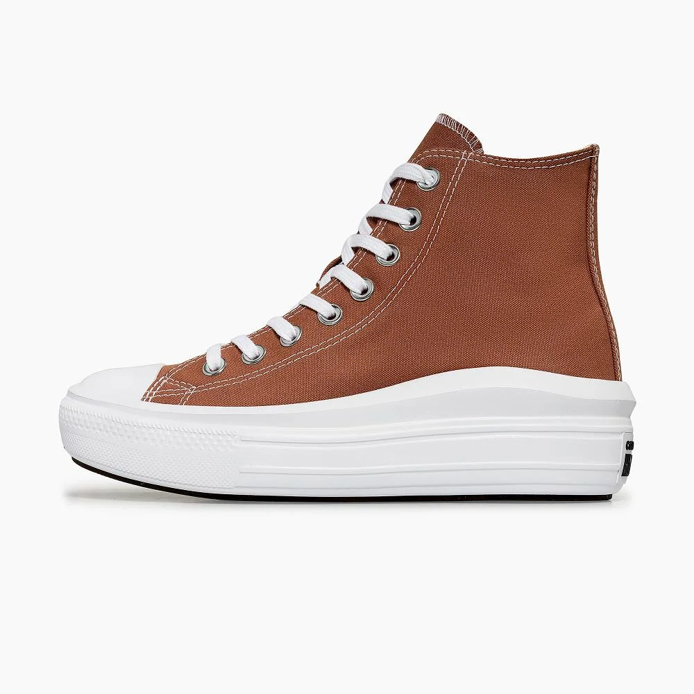 Tênis Chuck Taylor All Star Move Cano Alto Marrom Telha Marrom Telha 5