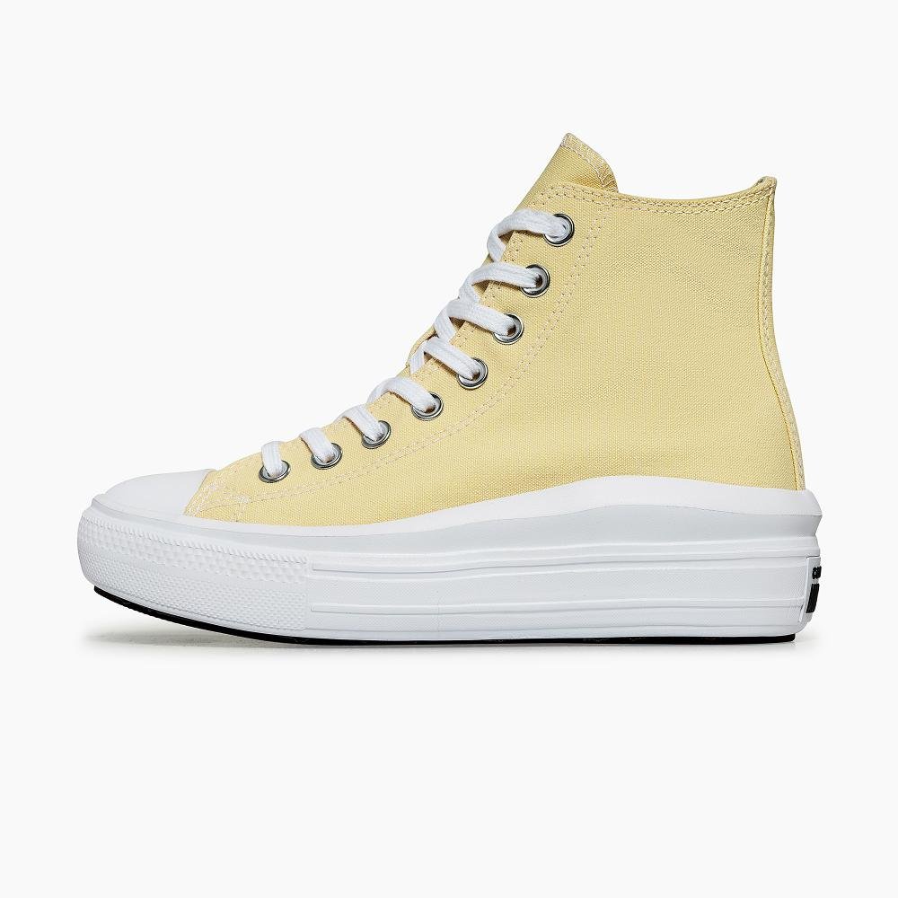 Tênis Chuck Taylor All Star Move Cano Alto Amarelo Amarelo 5