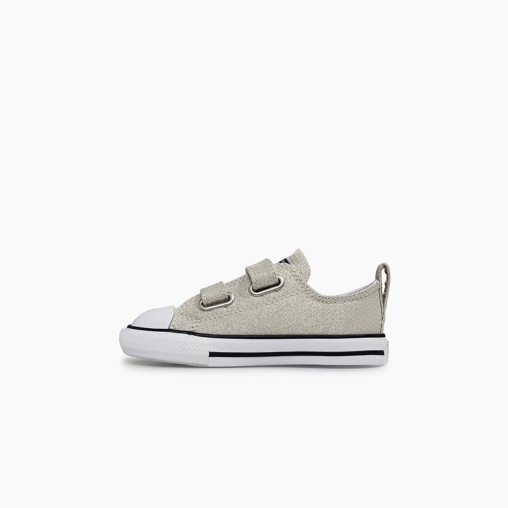 Tênis Infantil Chuck Taylor All Star 2v Cano Baixo Prata Prata 5