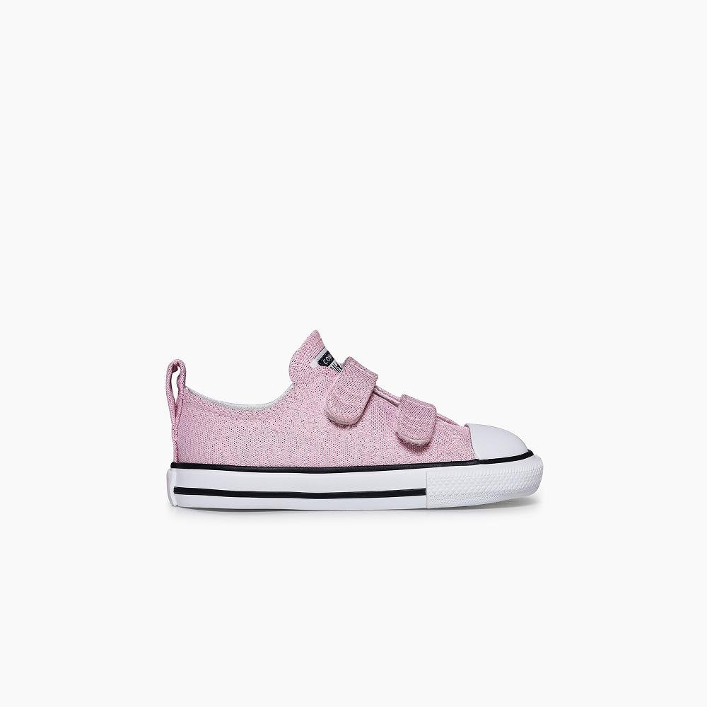 Tênis Infantil Chuck Taylor All Star 2v Shine Baixo Rosa