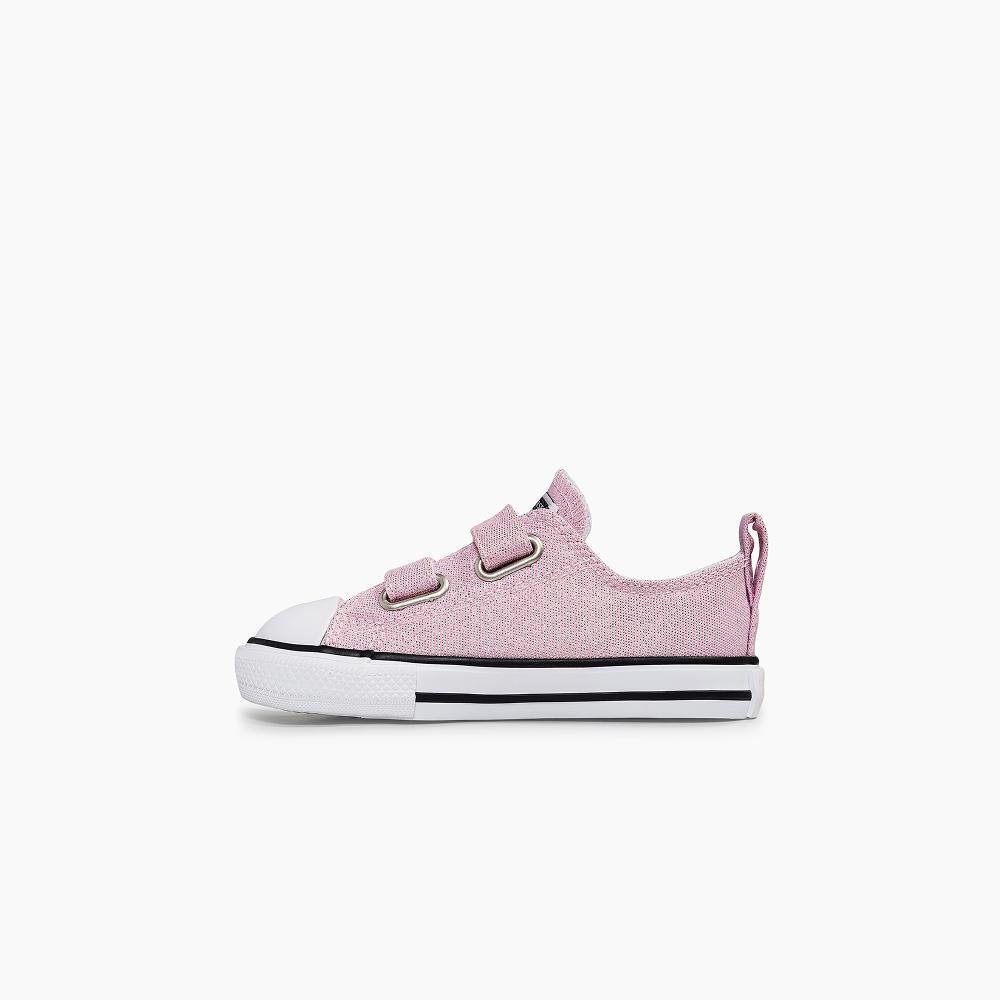 Tênis Infantil Chuck Taylor All Star 2v Shine Baixo Rosa Rosa 5