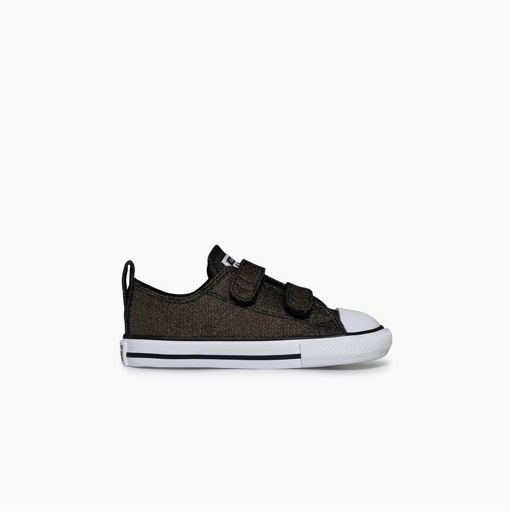 Tênis Infantil Chuck Taylor All Star 2v Shine Baixo Preto