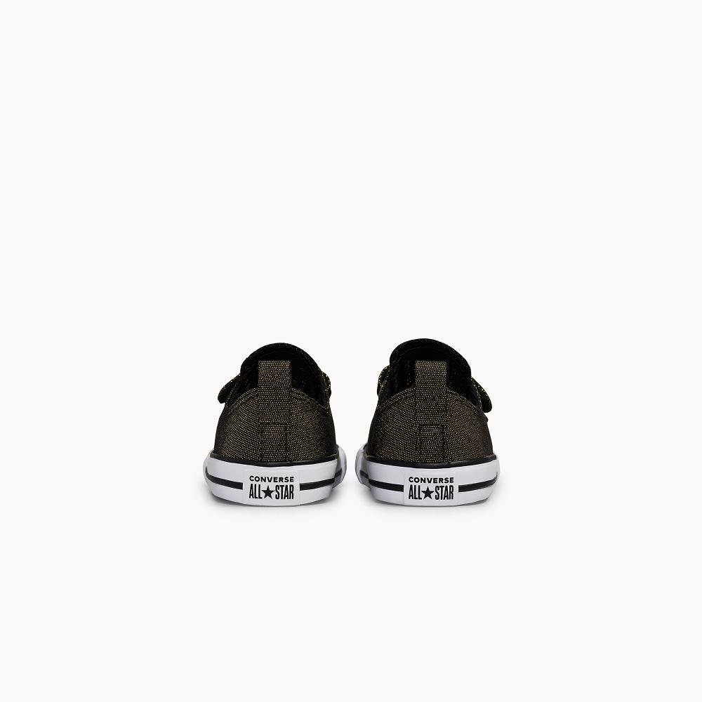 Tênis Infantil Chuck Taylor All Star 2v Shine Baixo Preto Preto 7
