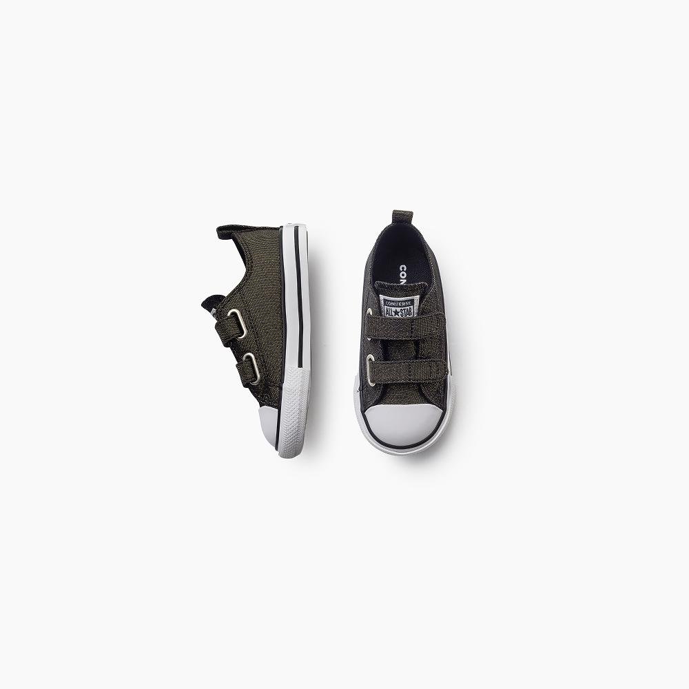 Tênis Infantil Chuck Taylor All Star 2v Shine Baixo Preto Preto 2