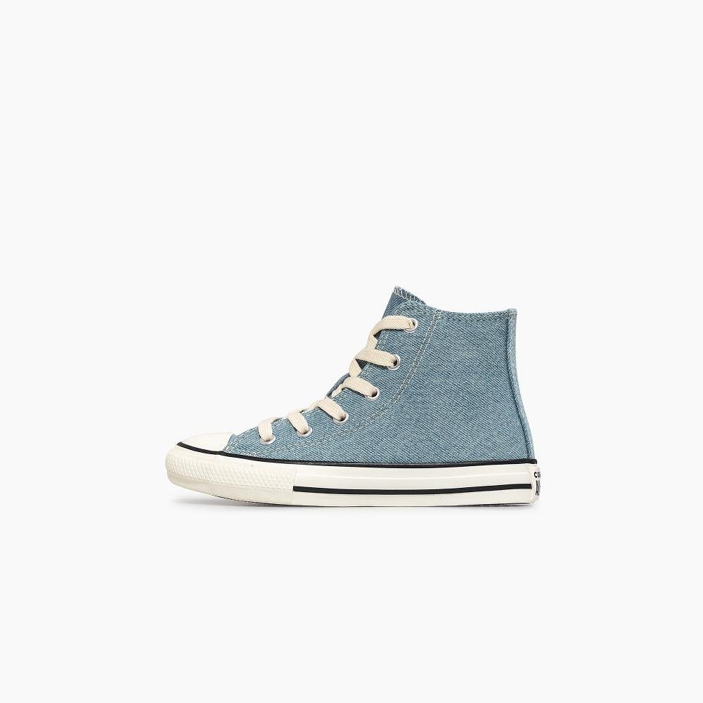 Tênis Juvenil Chuck Taylor All Star Denim Alto Azul Claro Azul Claro 4