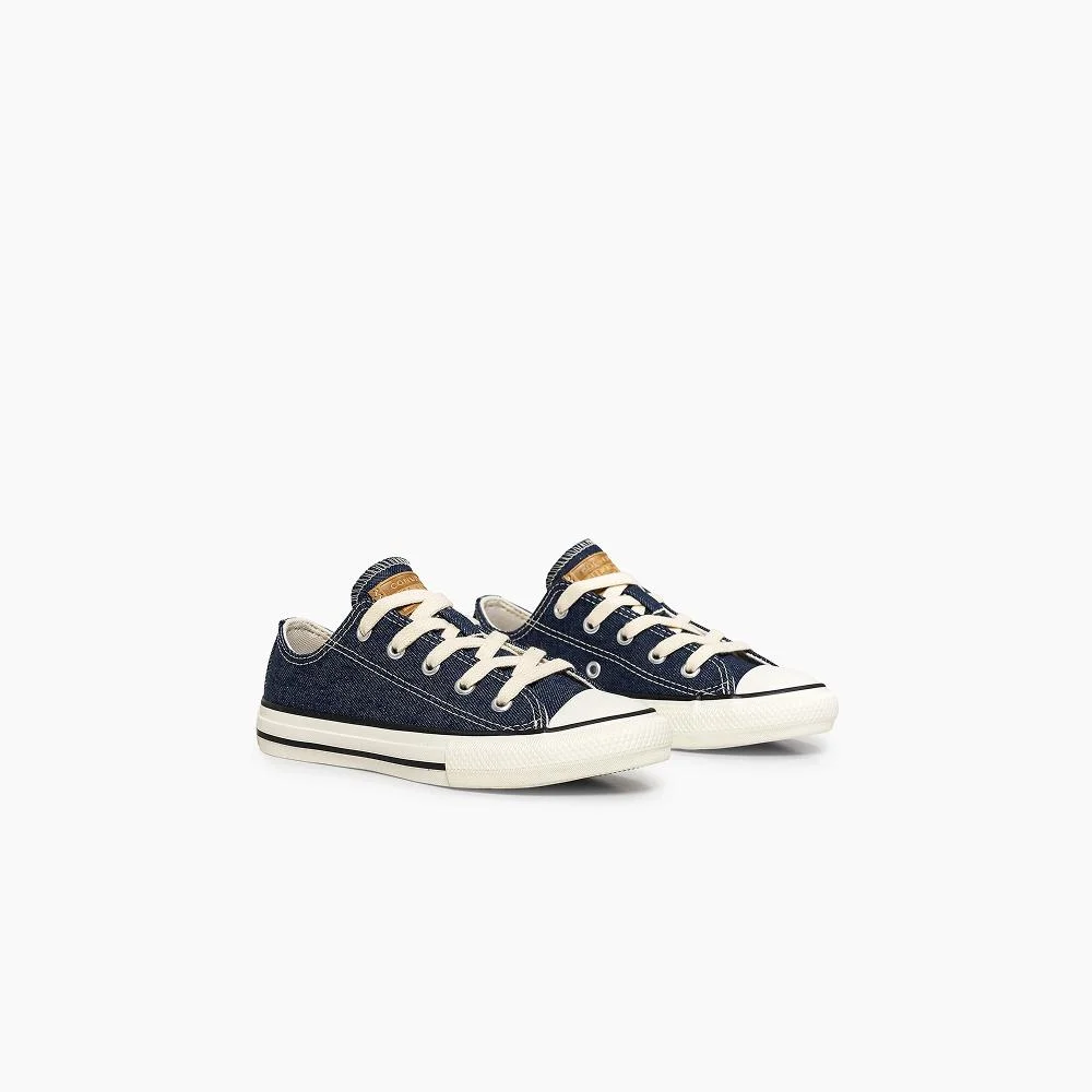 Tênis Juvenil Chuck Taylor All Star Denim Baixo Azul Escuro Azul Escuro 4