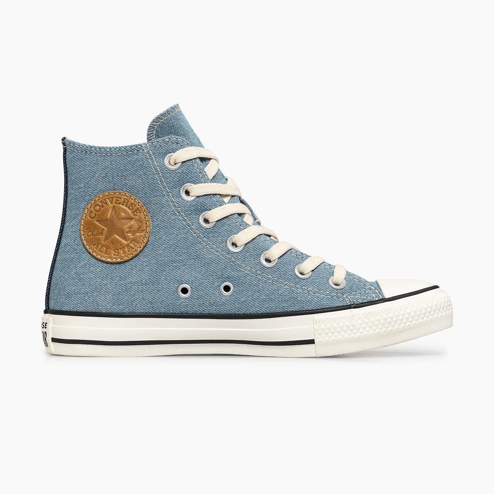 Tênis Chuck Taylor All Star Denim Cano Alto Azul