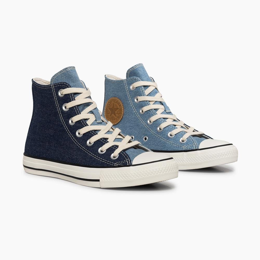 Tênis Chuck Taylor All Star Denim Cano Alto Azul Azul 4