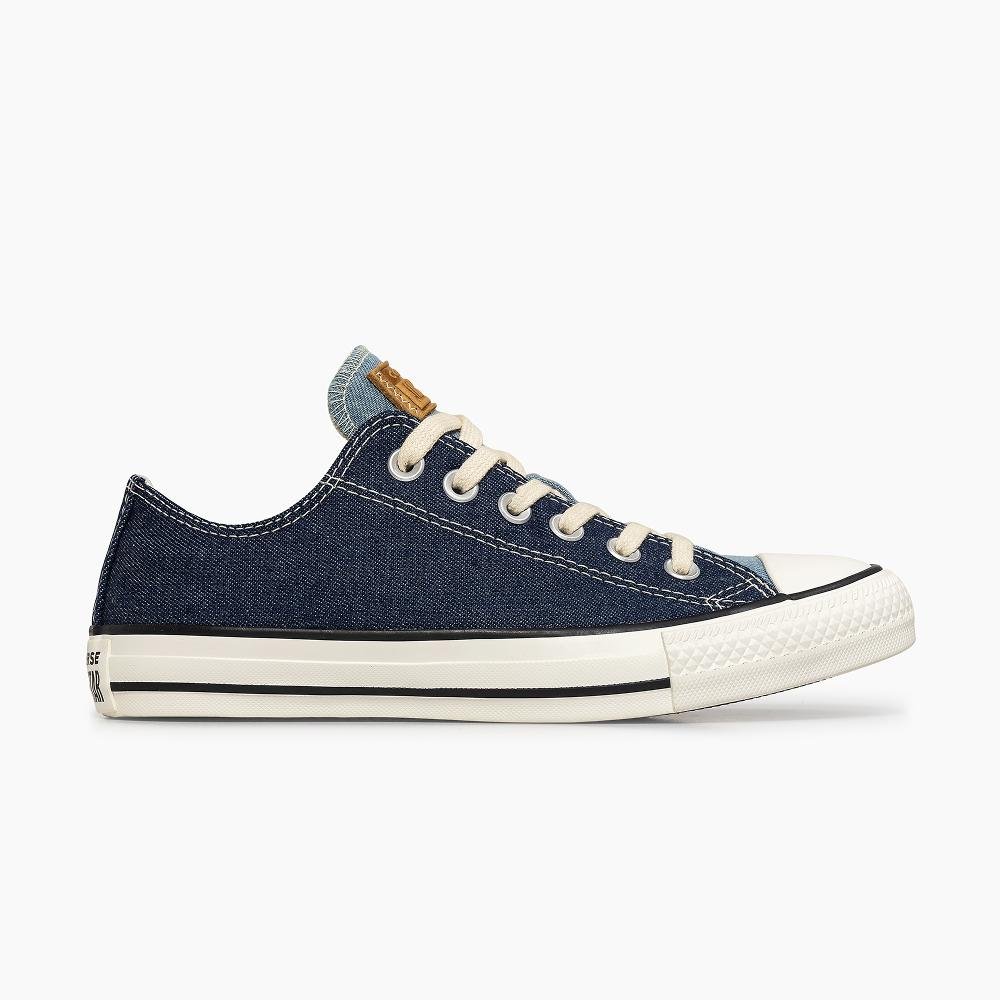 Tênis Chuck Taylor All Star Denim Cano Baixo Azul