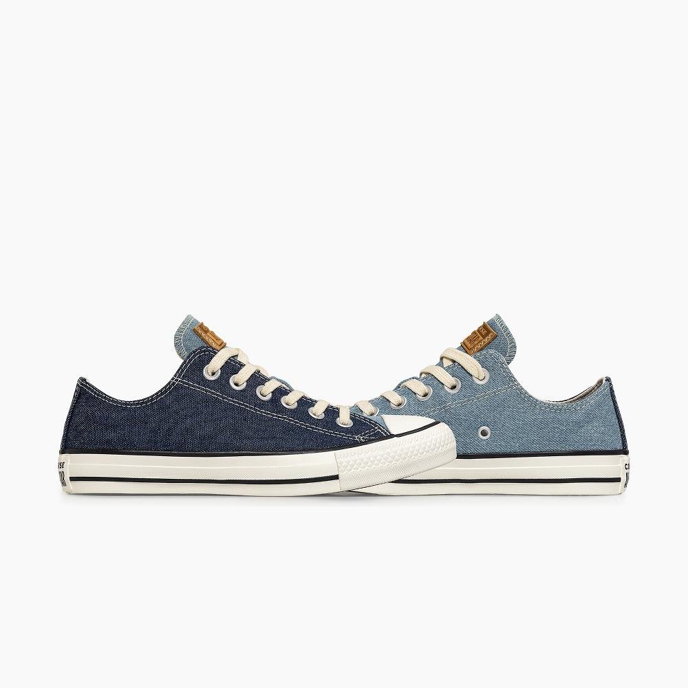 Tênis Chuck Taylor All Star Denim Cano Baixo Azul Azul 2