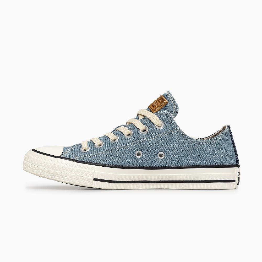 Tênis Chuck Taylor All Star Denim Cano Baixo Azul Azul 6