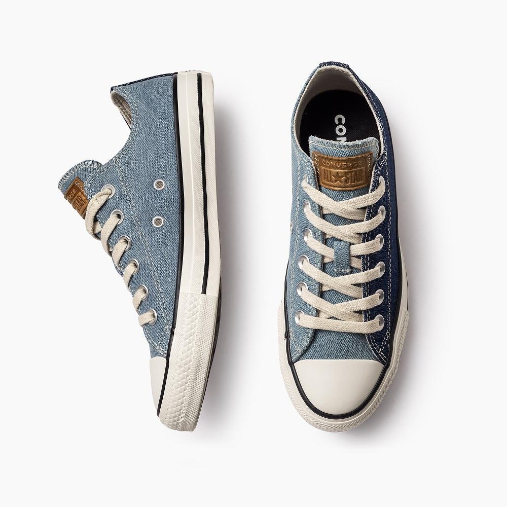 Tênis Chuck Taylor All Star Denim Cano Baixo Azul Azul 7