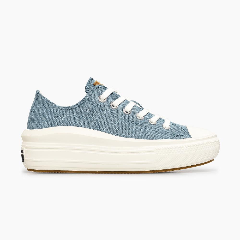 Tênis Chuck Taylor All Star Move Denim Baixo Azul Claro