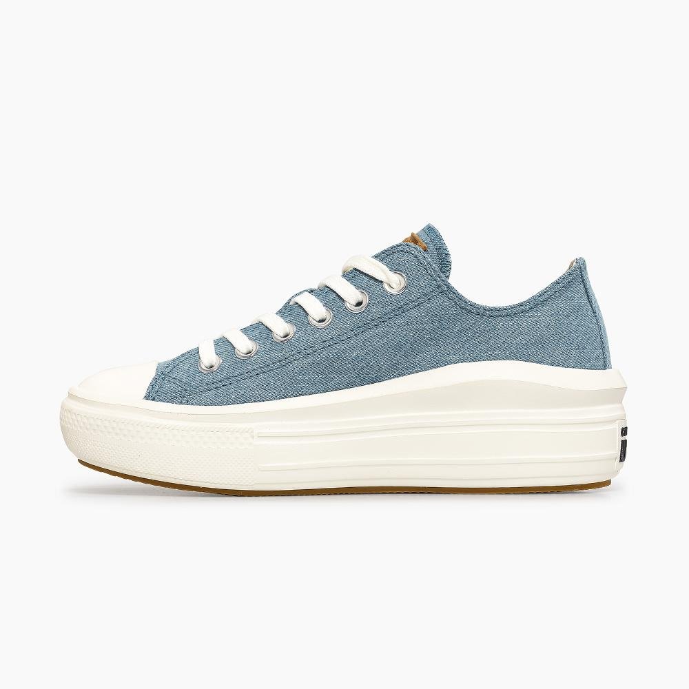 Tênis Chuck Taylor All Star Move Denim Baixo Azul Claro Azul Claro 4