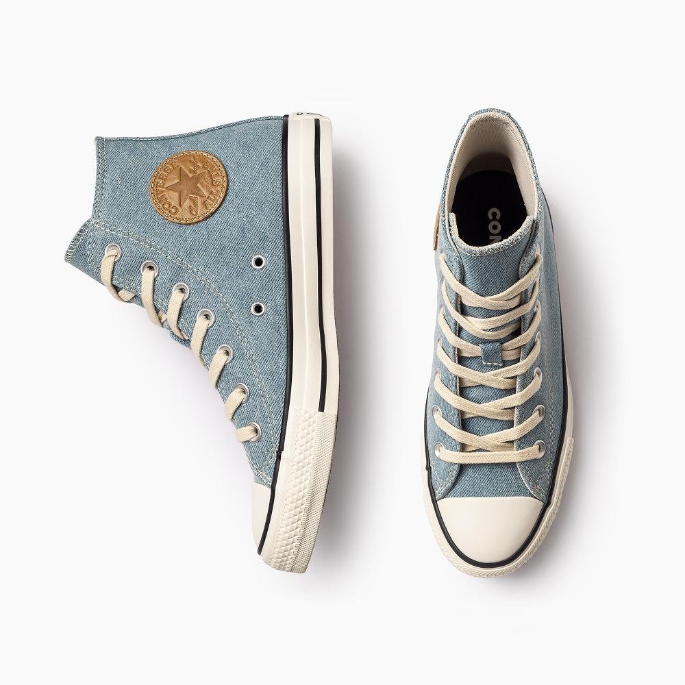Tênis Chuck Taylor All Star Denim Cano Alto Azul Claro Azul Claro 2