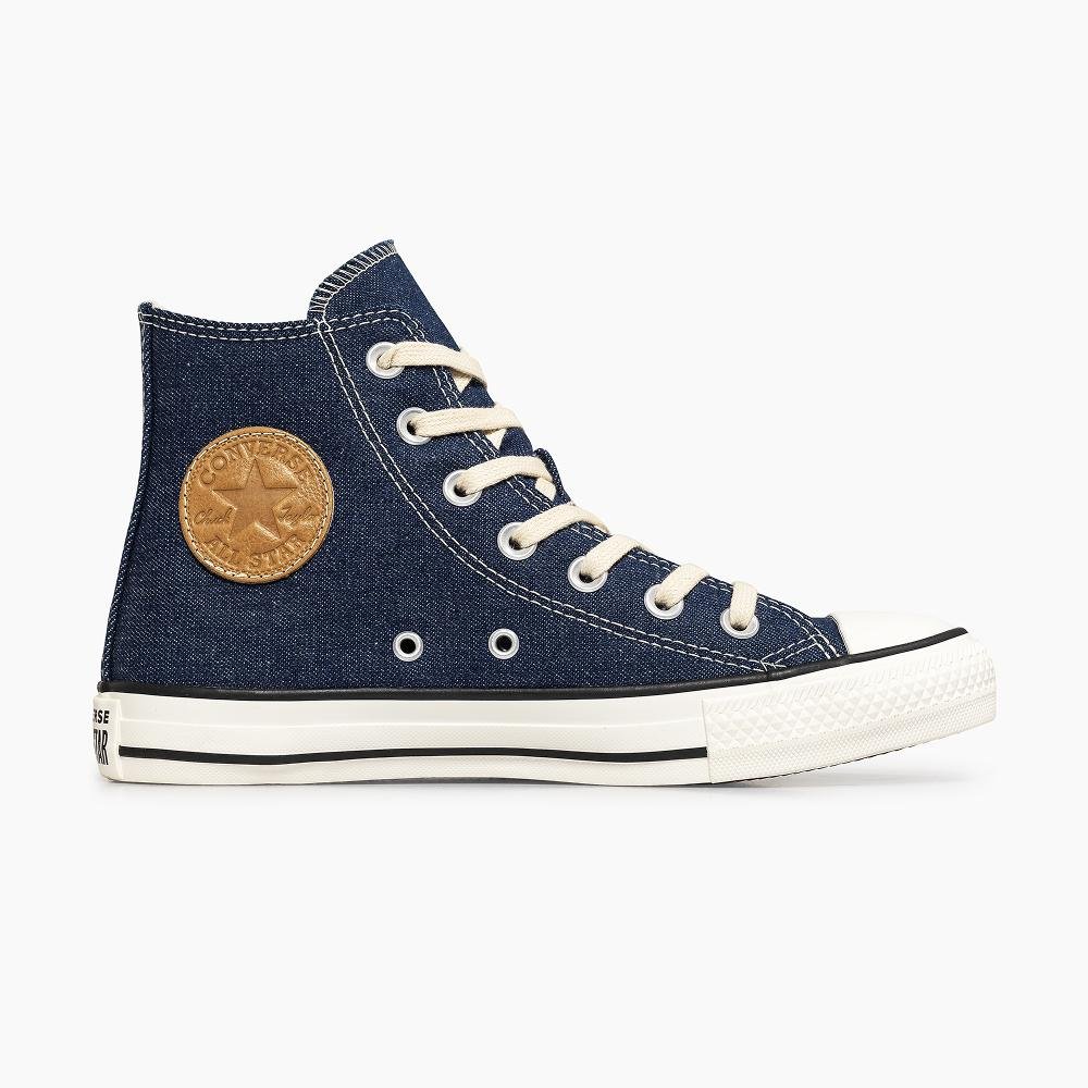 Tênis Chuck Taylor All Star Denim Cano Alto Azul Escuro