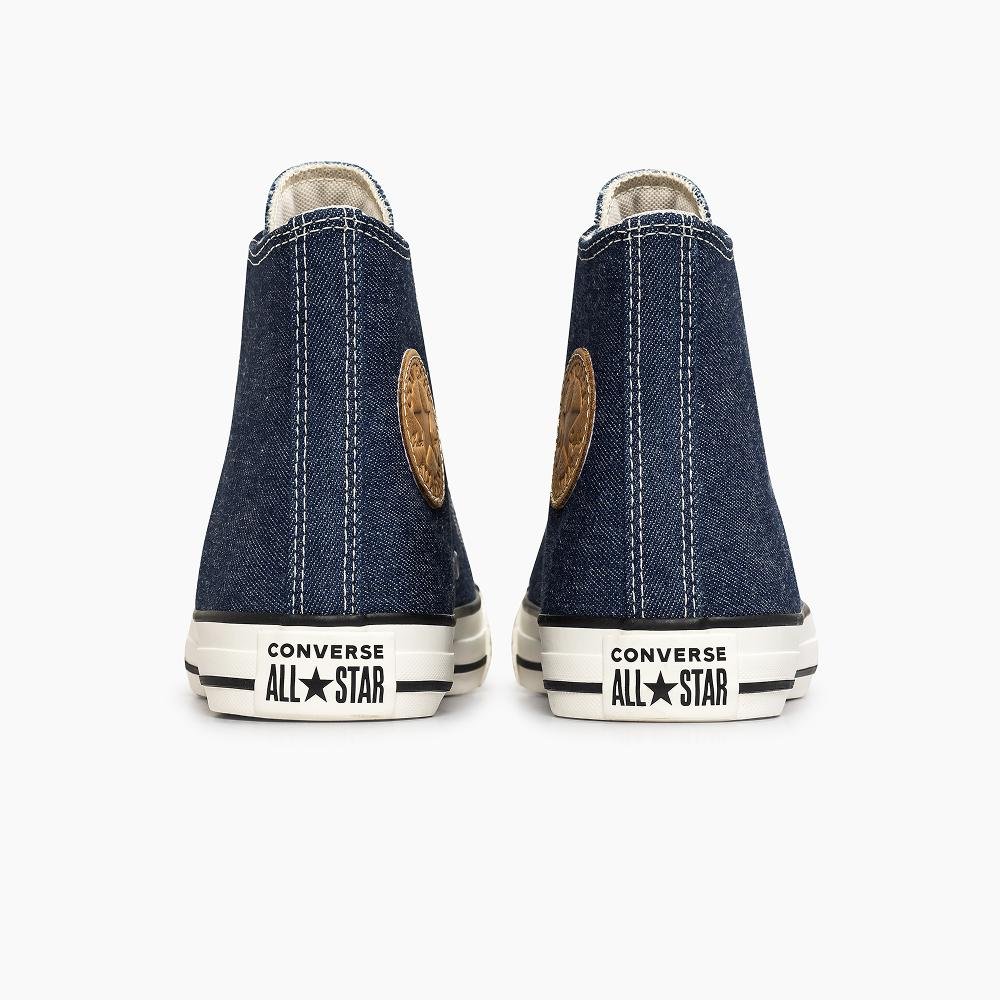 Tênis Chuck Taylor All Star Denim Cano Alto Azul Escuro Azul Escuro 7
