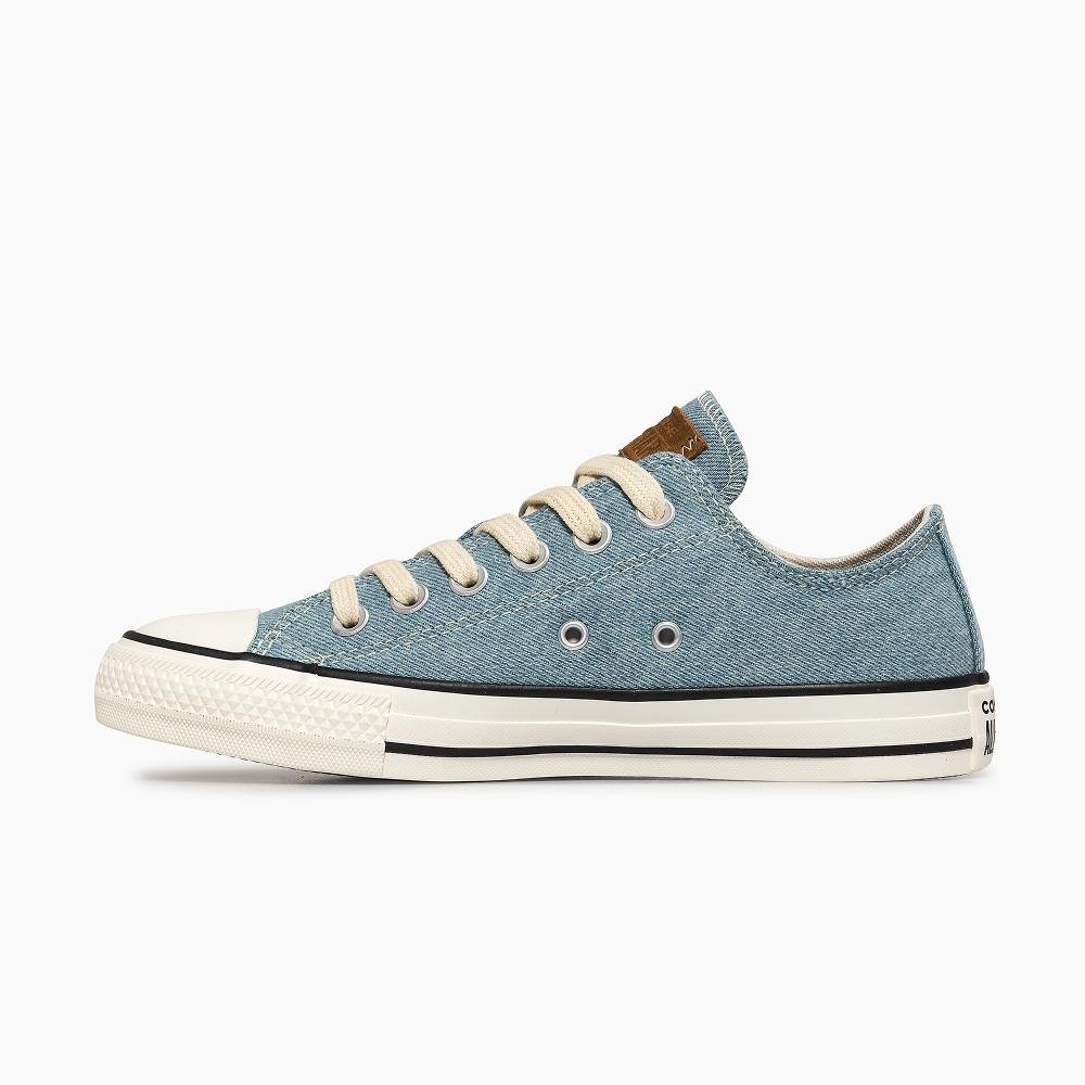 Tênis Chuck Taylor All Star Denim Cano Baixo Azul Claro Azul Claro 5