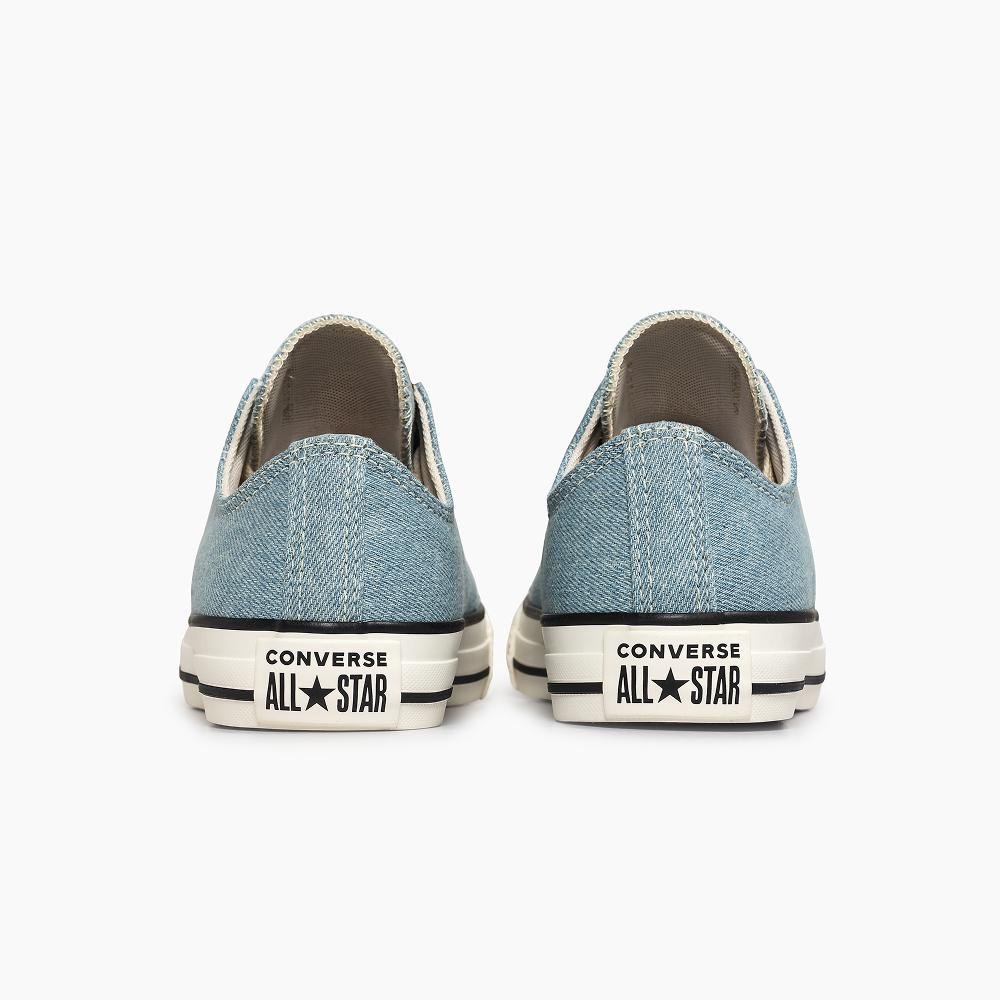 Tênis Chuck Taylor All Star Denim Cano Baixo Azul Claro Azul Claro 7